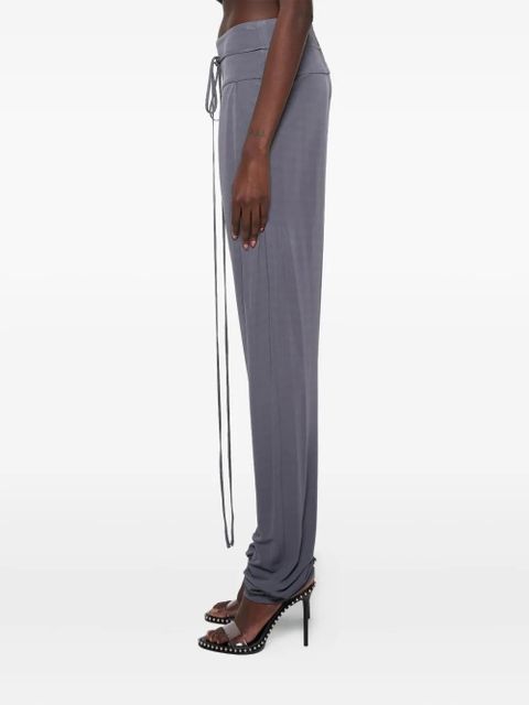 Christopher Esber tie waist trousers - Grey - zdjęcie produktu nr 2