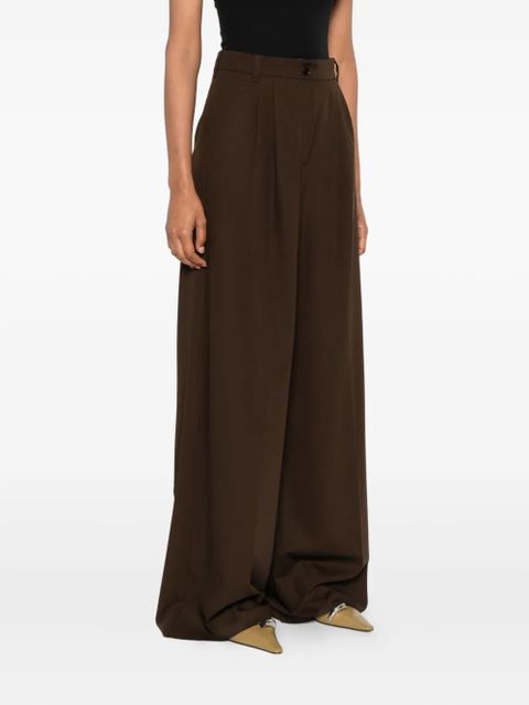 Weekend Max Mara pleated trousers - Brown