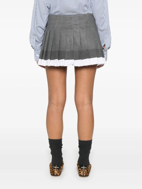 Miu Miu knitted mini skirt - Grey
