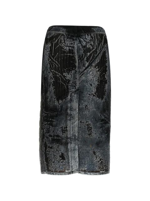 Diesel De-Pra-Fse1 midi skirt - Black - zdjęcie produktu nr 2
