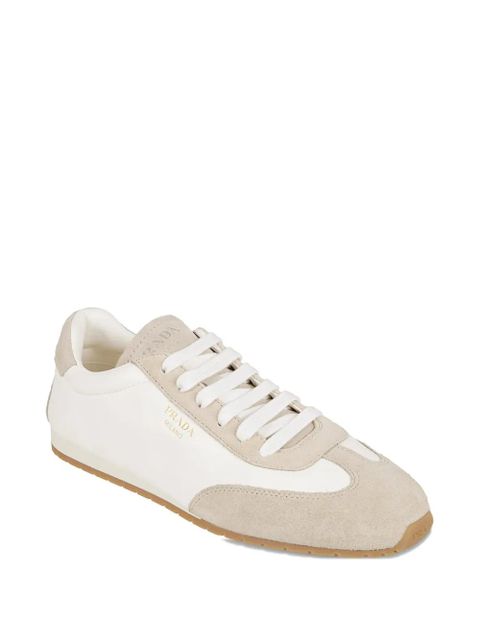 Prada lace-up round-toe sneakers - White - zdjęcie produktu nr 2
