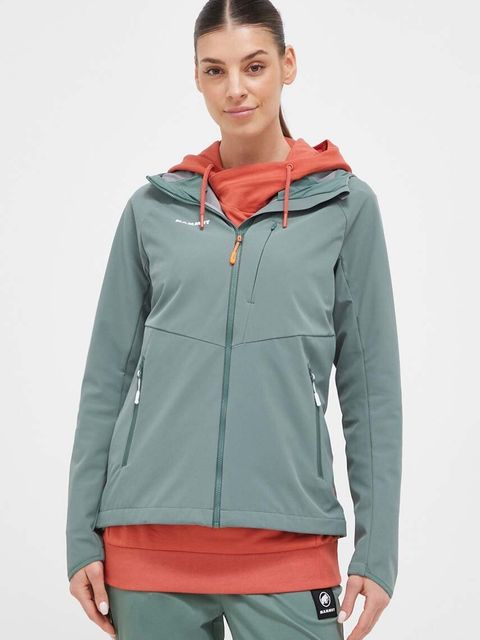 Mammut kurtka outdoorowa Ultimate Comfort SO kolor zielony - zdjęcie produktu nr 1