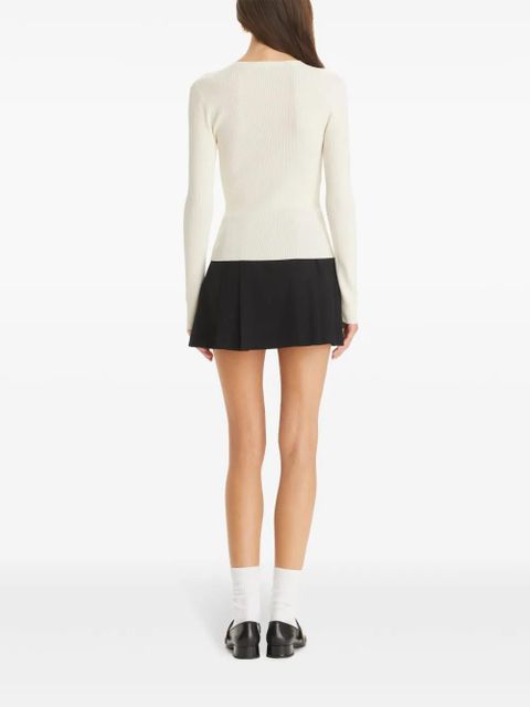Tory Burch Henley jumper - White - zdjęcie produktu nr 2