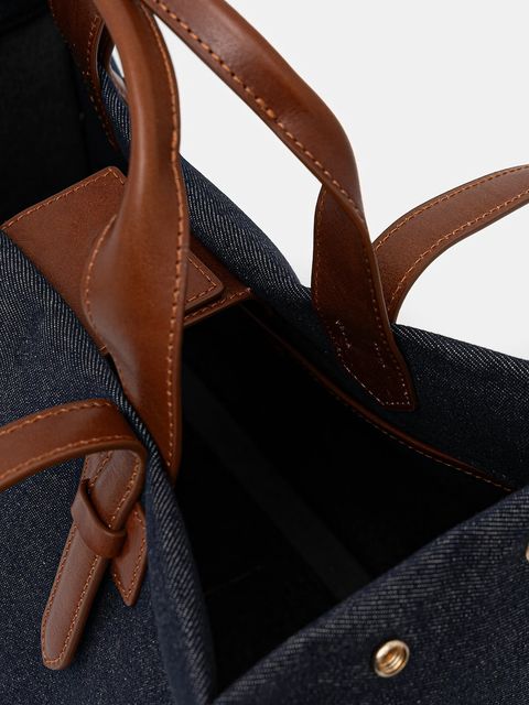 Weekend Max Mara torebka GIANNADENIM kolor niebieski 2525516104600