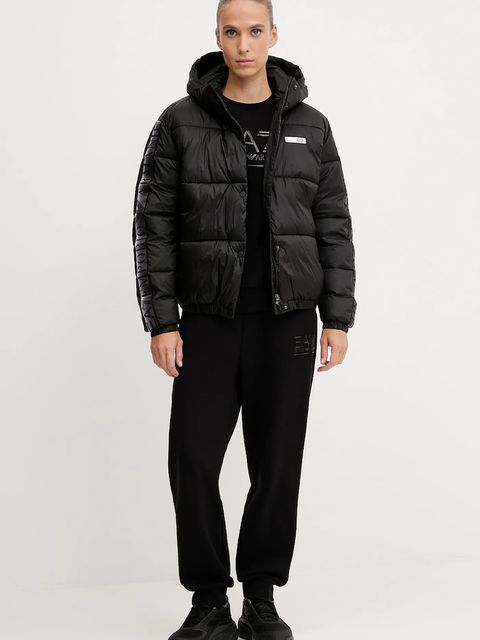 EA7 Emporio Armani kurtka kolor czarny zimowa AF16413.7W000681