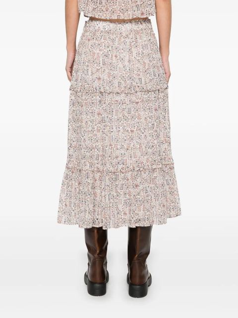 MARANT ÉTOILE Diya midi skirt - Neutrals