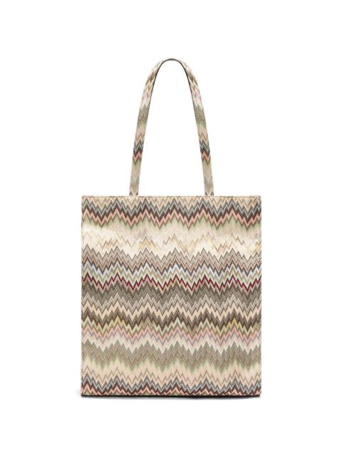 Missoni zigzag tote bag - Neutrals - zdjęcie produktu nr 2