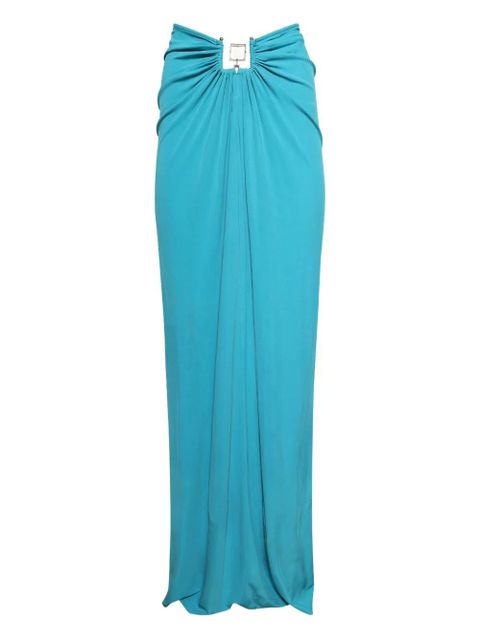 Christopher Esber Bezel Quartz ruched skirt - Blue - zdjęcie produktu nr 1