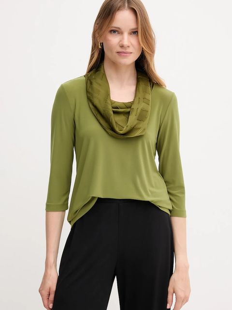 Joseph Ribkoff bluzka damska kolor zielony gładka 253211 - zdjęcie produktu nr 1