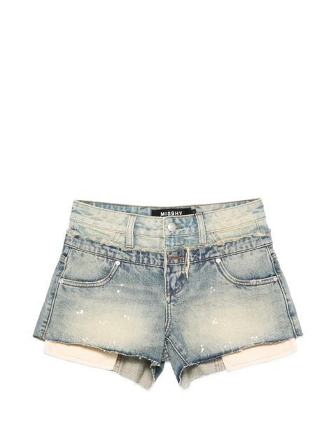 MISBHV frayed denim shorts - Blue - zdjęcie produktu nr 1