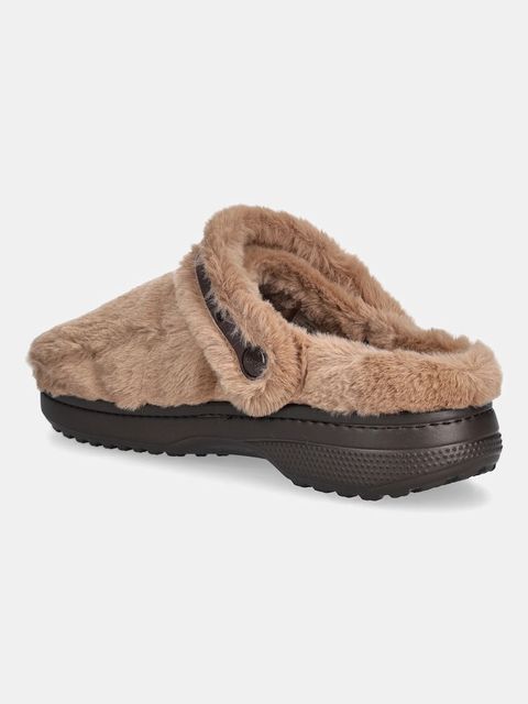 Crocs kapcie Classic Unfurgettable Clog kolor brązowy 211116 - zdjęcie produktu nr 2