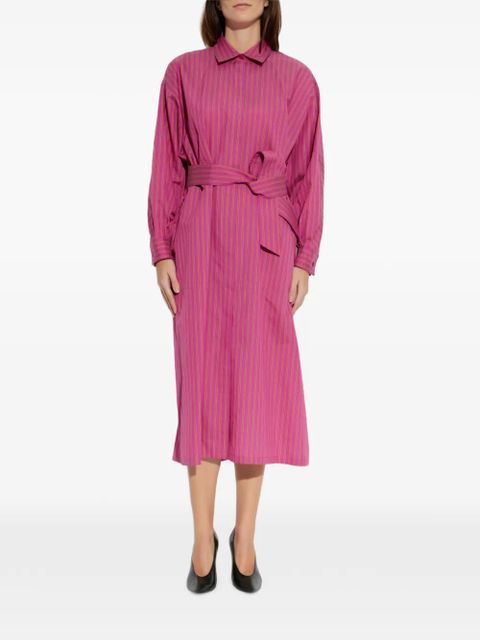 Max Mara belted striped dress - Pink - zdjęcie produktu nr 2