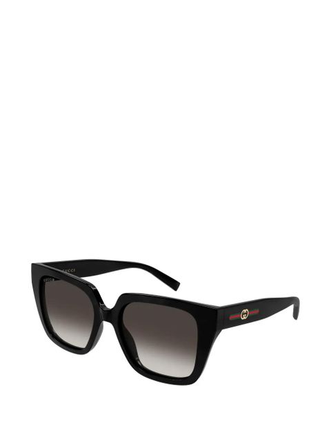 Gucci Eyewear geometic sunglasses - Black - zdjęcie produktu nr 2