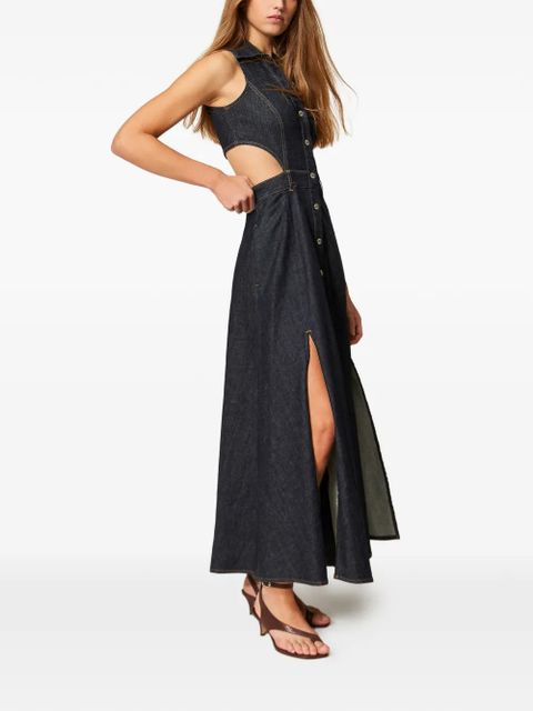 TWINSET cut-out denim dress - Blue - zdjęcie produktu nr 2