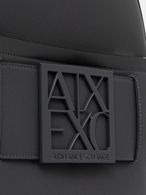 Armani Exchange plecak damski kolor niebieski mały gładki XW001204 AF13672