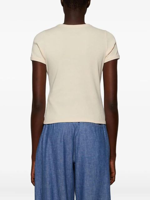 The Row Torya short-sleeve T-shirt - Neutrals