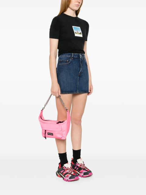 Balenciaga Raver medium shoulder bag - Pink - zdjęcie produktu nr 2