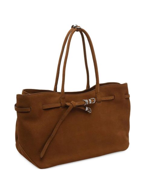 Marge Sherwood large Grandma leather tote bag - Brown