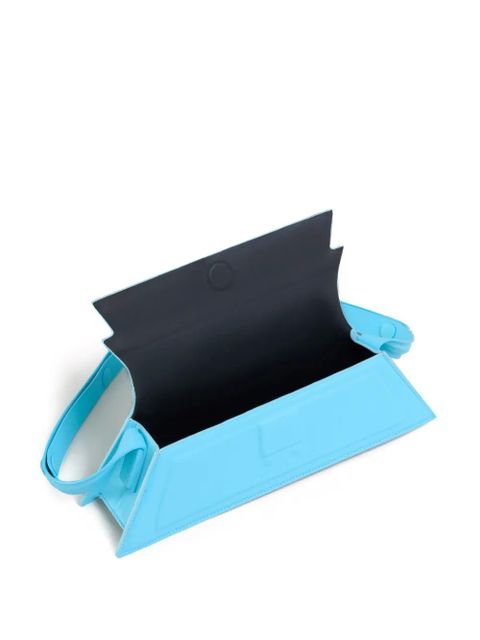 Marni logo-debossed leather shoulder bag - Blue - zdjęcie produktu nr 2