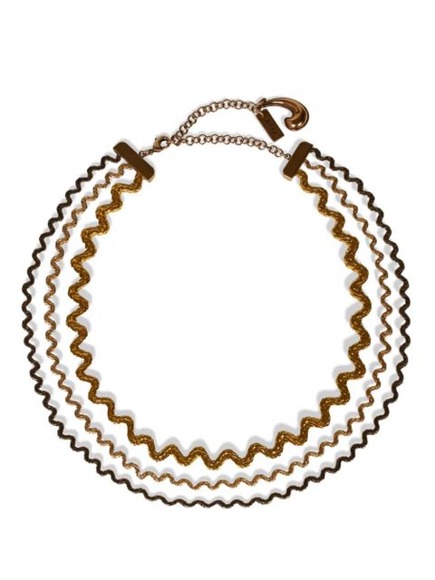 ETRO Wave multi-chain choker - Brown - zdjęcie produktu nr 1