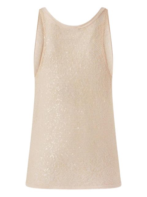PINKO sequinned tank top - Neutrals - zdjęcie produktu nr 2