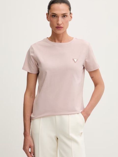 Guess T-shirt damski bawełniany z elastanem COLETTE - zdjęcie produktu nr 1