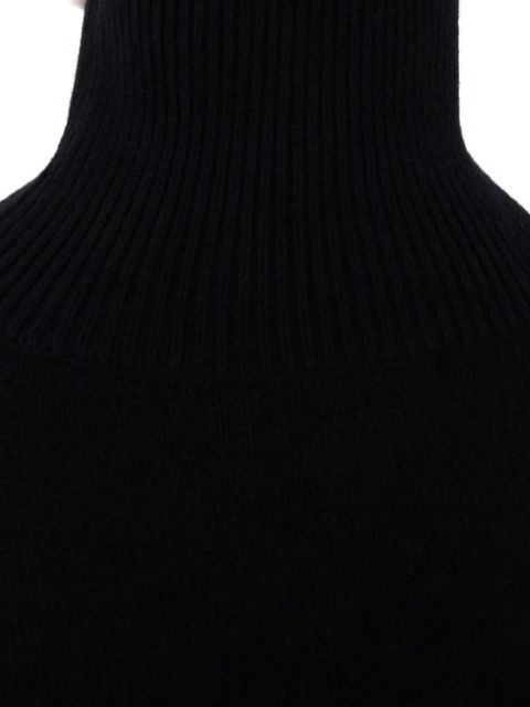 LouLou de Saison Luke ribbed-collar wool sweater - Black