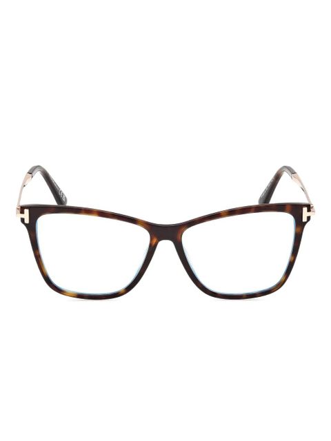 TOM FORD Eyewear cat-eye glasses - Brown - zdjęcie produktu nr 1