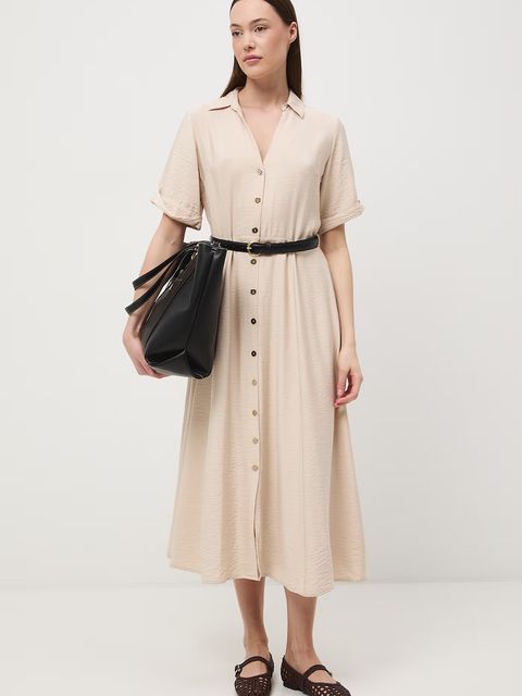 Medicine sukienka rozkloszowana z wiskozą - zdjęcie produktu nr 1