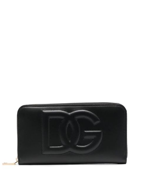 Dolce & Gabbana embossed-logo wallet - Black - zdjęcie produktu nr 1