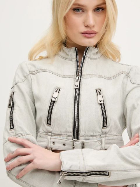 Miss Sixty kurtka kolor szary przejściowa 6S1WJ58900