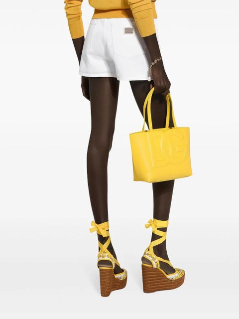 Dolce & Gabbana Denim cotton shorts - White