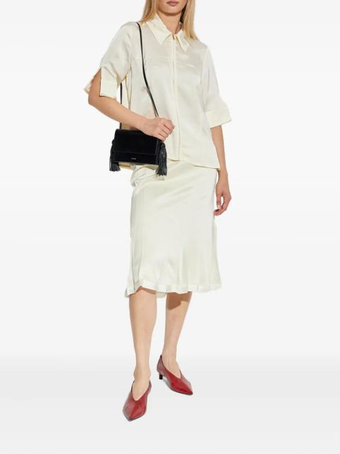 Jil Sander zip-front collared shirt - Neutrals - zdjęcie produktu nr 2