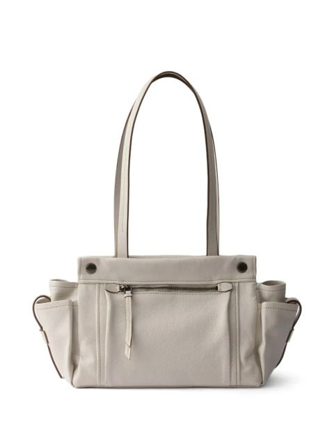 Prada medium Route leather tote bag - Neutrals - zdjęcie produktu nr 2