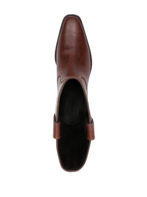 Tory Burch 40mm Double T-motif boots - Brown