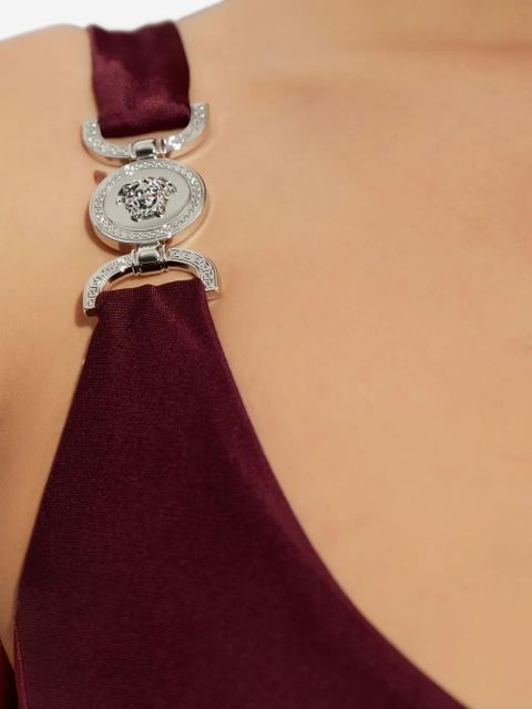 Versace embellished top - Red