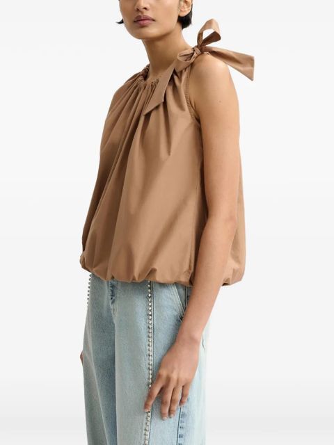 Essentiel Antwerp tie-detail blouse - Neutrals