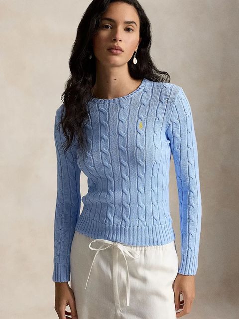 Polo Ralph Lauren sweter damski bawełniany PIMA COTTON-LSL-PLO - zdjęcie produktu nr 2