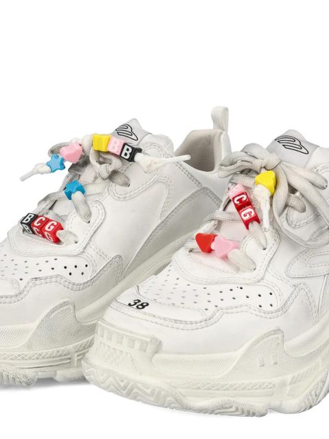 Balenciaga Triple S charm-embellishment sneakers - White