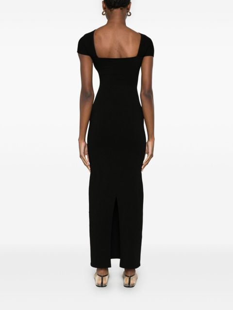 KHAITE Basile maxi dress - Black