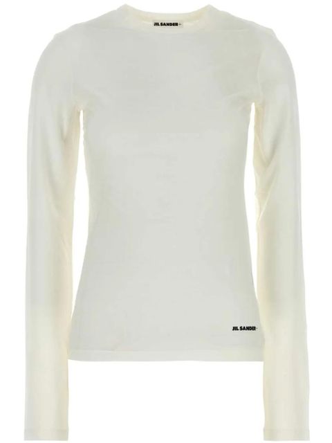 Jil Sander crew-neck T-shirt - White - zdjęcie produktu nr 1