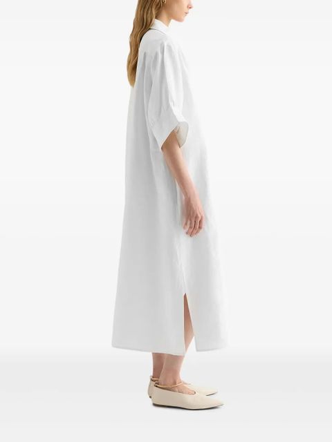 Jil Sander short-sleeve shirt dress - White