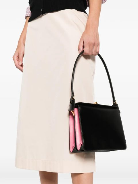 Prada small turn-lock shoulder bag - Black