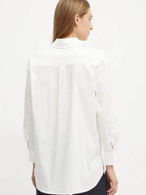 Morgan koszula CGRAP damska kolor beżowy regular z kołnierzykiem klasycznym CGRAP