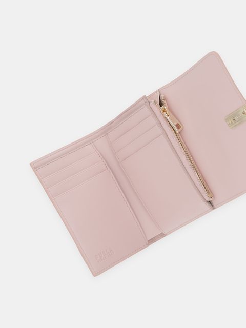 Furla portfel skórzany damski kolor różowy WP00564 ARE000 4355S - zdjęcie produktu nr 2