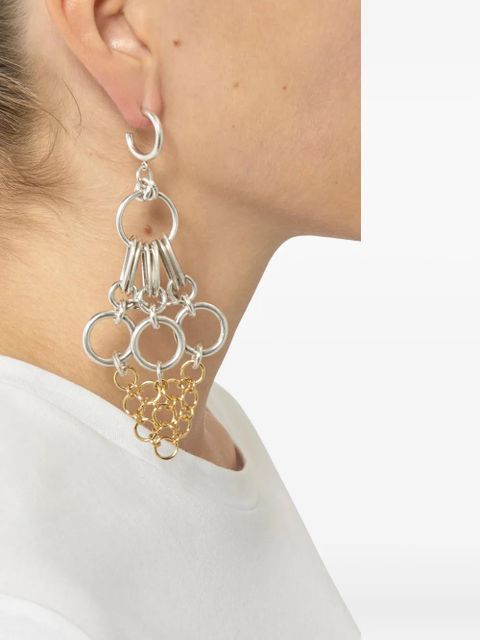 ISABEL MARANT Awar circle-chain earrings - Silver - zdjęcie produktu nr 2