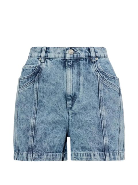 ISABEL MARANT acid-wash denim shorts - Blue - zdjęcie produktu nr 1