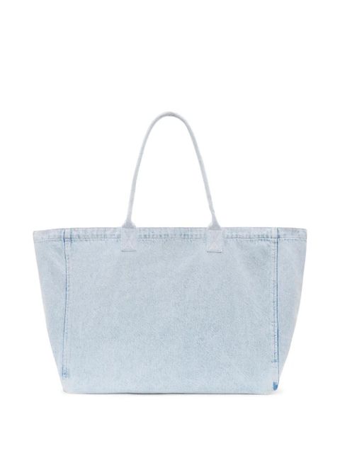 ANINE BING Leo denim tote bag - Blue
