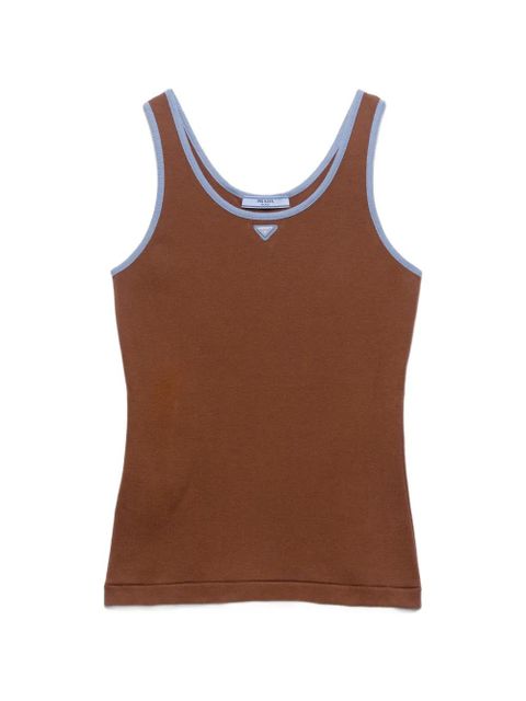 Prada old cotton tank top - Brown - zdjęcie produktu nr 1