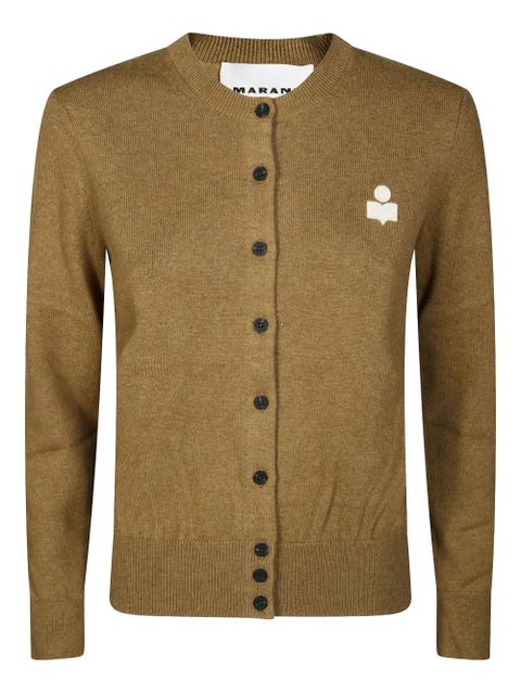 MARANT ÉTOILE Mona cardigan - Brown - zdjęcie produktu nr 1